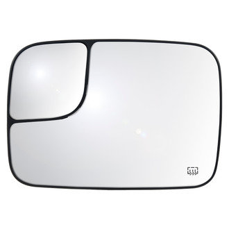 Alzare® CH1324121 - Driver Side Power View Mirror Glass (Heated) (Standard Line)