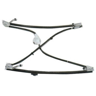 Alzare® CH1350112 - Front Driver Side Power Window Regulator and Motor Assembly