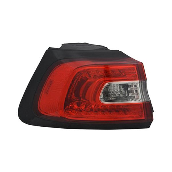 Alzare® - Driver Side Outer Replacement Tail Light, Jeep Cherokee