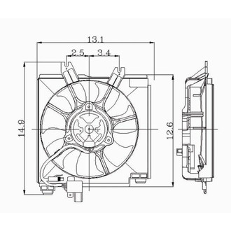 Alzare® - Engine Cooling Fan Assembly