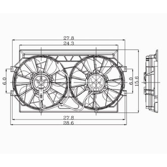 Alzare® - Engine Cooling Fan Assembly
