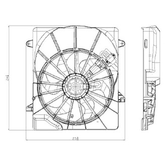 Alzare® - Engine Cooling Fan Assembly