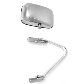 Alzare® - Driver Side Manual View Mirror (Non-Heated, Foldaway) (Standard Line)