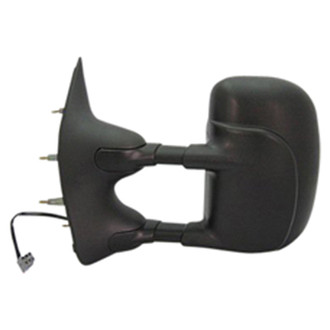 Alzare® FO1320237 - Driver Side Power Remote Towing Mirror (Non-Heated, Foldaway) (Standard Line)