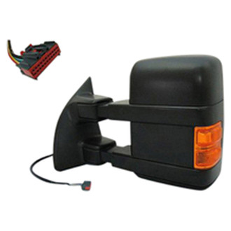 Alzare® - Driver Side Power Towing Mirror (Heated, Foldaway) (Standard Line)