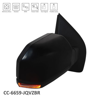 Alzare® - Passenger Side Power View Mirror (Heated, Foldaway) (Standard Line)