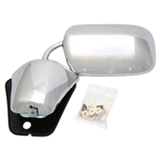 Alzare® - Driver or Passenger Side Manual View Mirror (Non-Heated, Foldaway) (Standard Line)