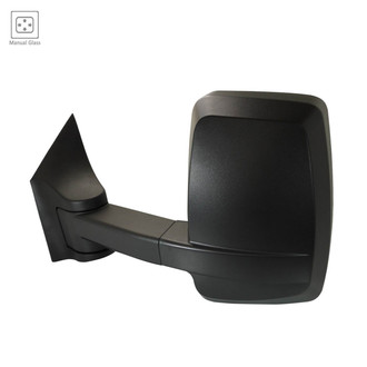Alzare® - Driver Side Manual View Mirror (Non-Heated, Foldaway) (Standard Line)