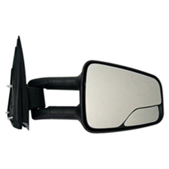 Alzare® - Passenger Side Manual Towing Mirror (Non-Heated, Foldaway) (Standard Line)