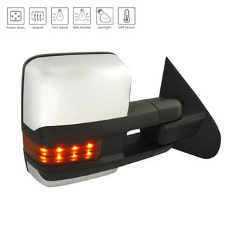 Alzare® - Passenger Side Power View Mirror (Heated, Foldaway) (Standard Line)