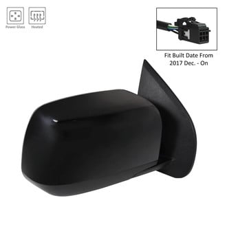 Alzare® - Passenger Side Power View Mirror (Heated, Foldaway) (Standard Line)