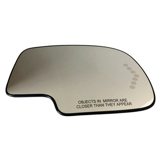 Alzare® GM1325102 - Passenger Side View Mirror Glass (Heated) (Standard Line)