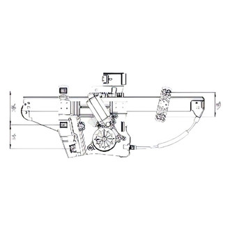 Alzare® - Power Window Regulator and Motor Assembly