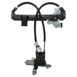 Alzare® - Rear Driver Side Power Window Regulator and Motor Assembly