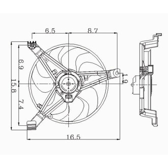 Alzare® - Engine Cooling Fan Assembly