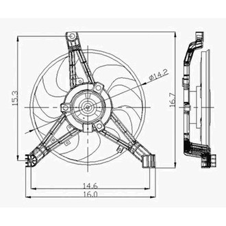 Alzare® - Engine Cooling Fan Assembly