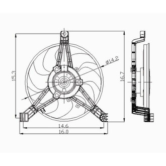 Alzare® - Engine Cooling Fan Assembly