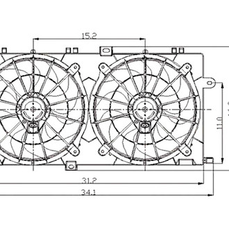 Alzare® - Engine Cooling Fan Assembly