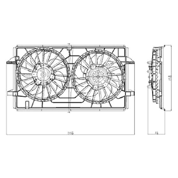 Alzare® - Engine Cooling Fan Assembly