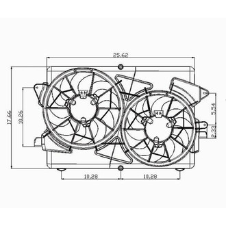 Alzare® - Engine Cooling Fan Assembly