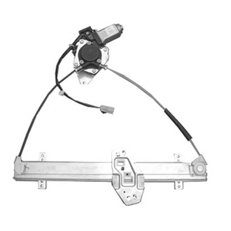 Alzare® HO1350124 - Front Driver Side Power Window Regulator and Motor Assembly