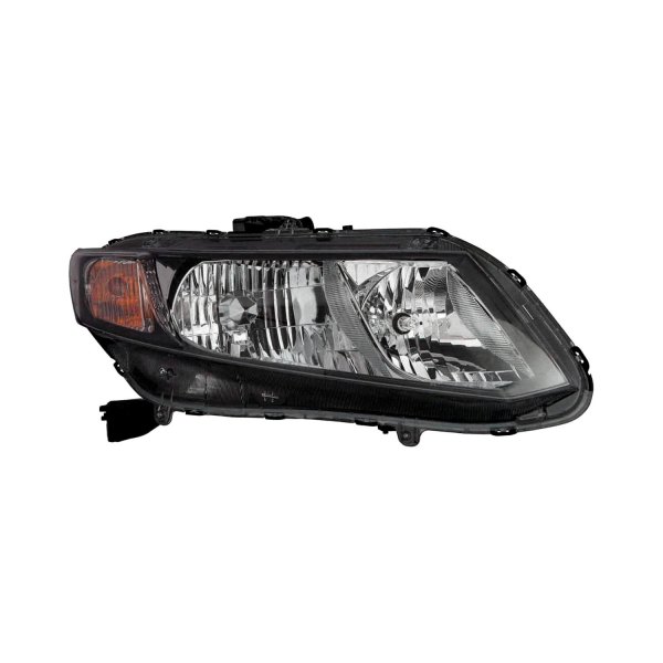 Alzare® - Passenger Side Replacement Headlight, Honda Civic