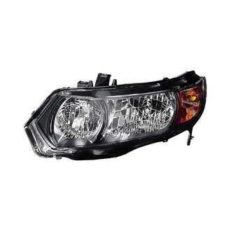 Alzare® - Driver Side Replacement Headlight Lens and Housing (Standard Line)