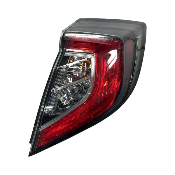 Alzare® - Driver Side Outer Replacement Tail Light, Honda Civic