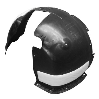 Alzare® HY1248180C - Front Driver Side Fender Liner (CAPA Certified)
