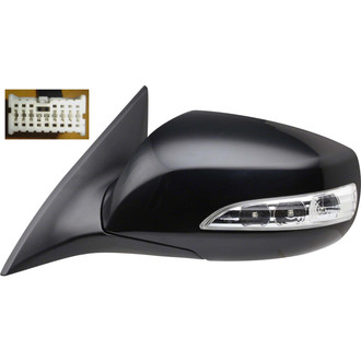 Alzare® - Driver Side Power View Mirror (Non-Heated, Foldaway) (Standard Line)