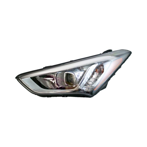 Alzare® - Driver Side Replacement Headlight, Hyundai Santa Fe
