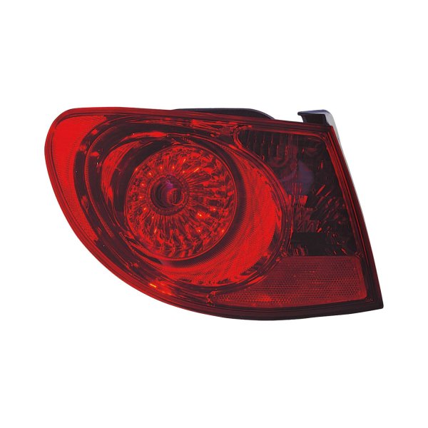 Alzare® - Driver Side Outer Replacement Tail Light, Hyundai Elantra