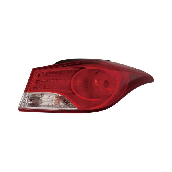 Alzare® - Passenger Side Outer Replacement Tail Light, Hyundai Elantra