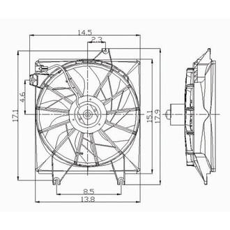 Alzare® - Engine Cooling Fan Assembly