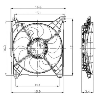Alzare® - Engine Cooling Fan Assembly