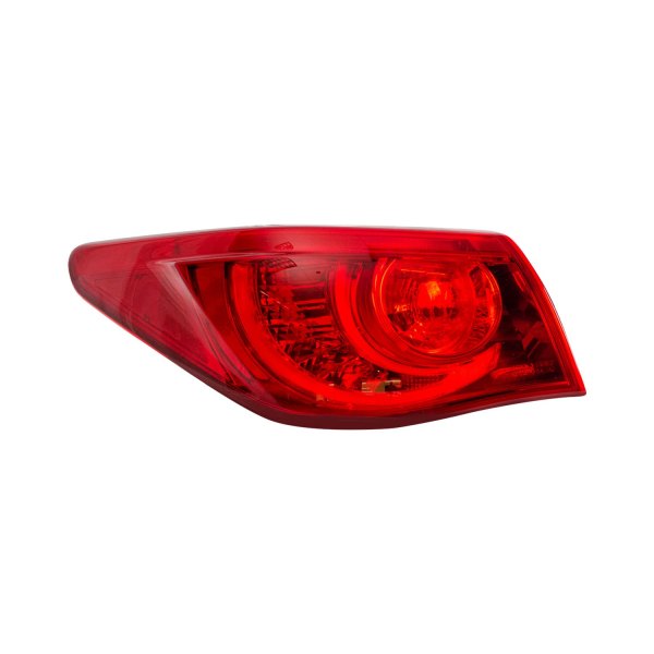 Alzare® - Driver Side Outer Replacement Tail Light, Infiniti Q50