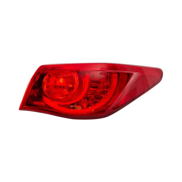 Alzare® - Passenger Side Outer Replacement Tail Light, Infiniti Q50
