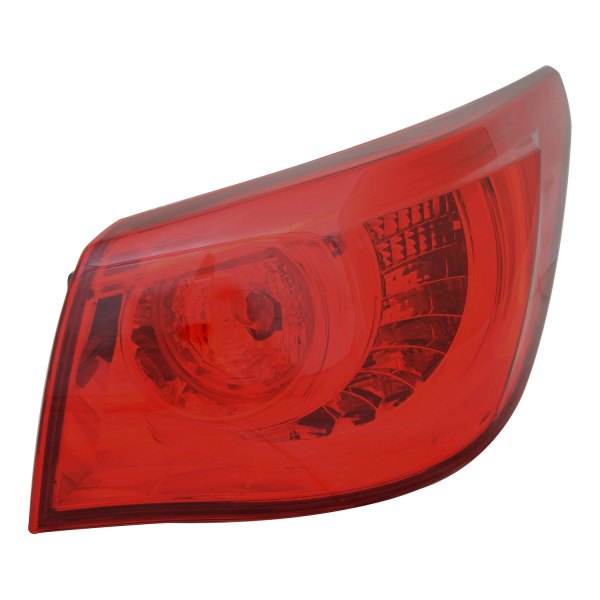 Alzare® - Passenger Side Outer Replacement Tail Light, Infiniti Q50