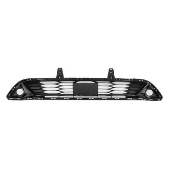 Alzare® - Front Driver and Passenger Side Bumper Grille Set (CAPA Certified)