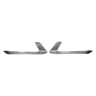 Alzare® - Front Lower Driver Side Bumper Cover Grille Molding (CAPA Certified)