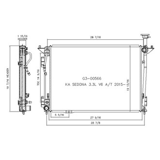 Alzare® - Engine Coolant Radiator