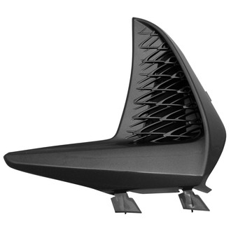 Alzare® - Front Lower Outer Driver Side Bumper Grille (Standard Line)