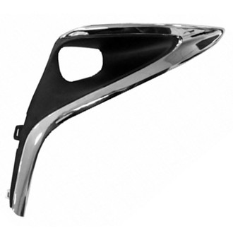 Alzare® LX1039115 - Front Passenger Side Fog Light Bezel (Standard Line)