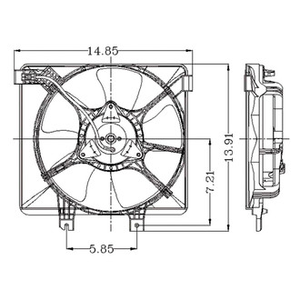 Alzare® - A/C Condenser Fan Assembly