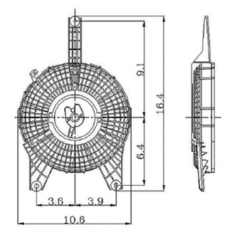 Alzare® - A/C Condenser Fan Assembly