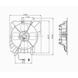 Alzare® - Engine Cooling Fan Assembly