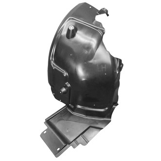 Alzare® - Front Rearward Driver Side Fender Liner Rear Section (CAPA Certified)