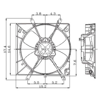 Alzare® - Engine Cooling Fan Assembly