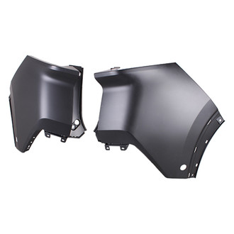Alzare® - Rear Driver Side Bumper Cover (CAPA Certified)