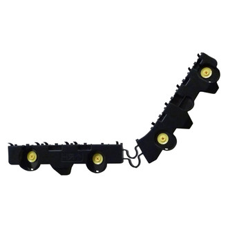 Alzare® NI1142108 - Rear Outer Driver Side Bumper Cover Bracket (Standard Line)